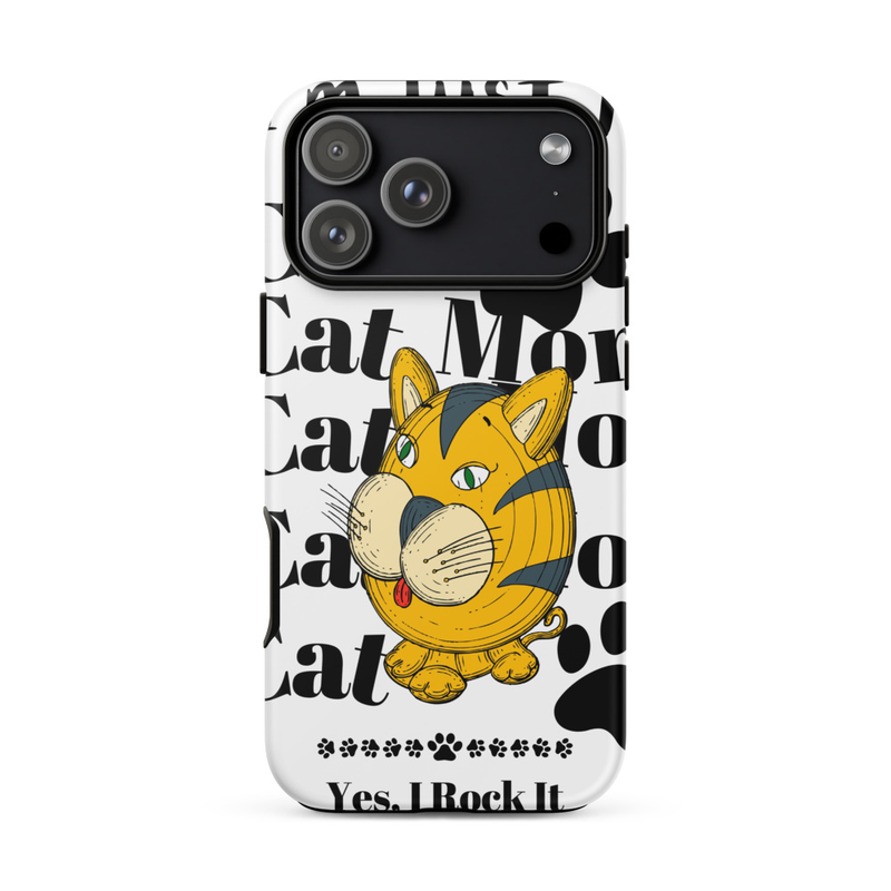 Tough Case for iPhone®: Just A Cat Mom – iPhone 17 Pro Max, Matte