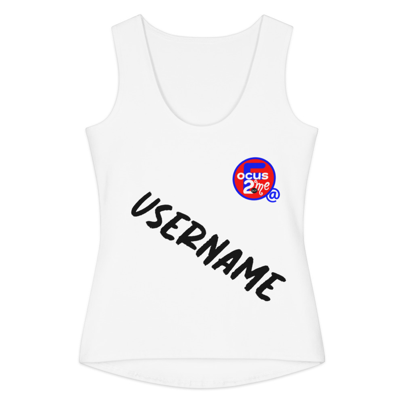 Women's cotton tank top — White