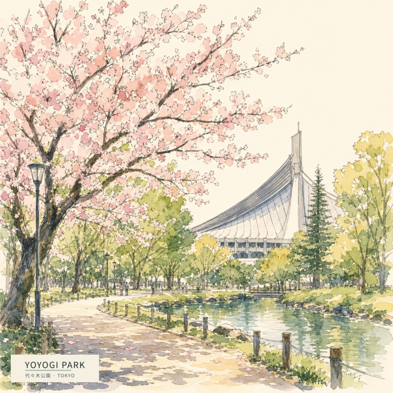 Yoyogi Park(代々木公園)のアートワーク