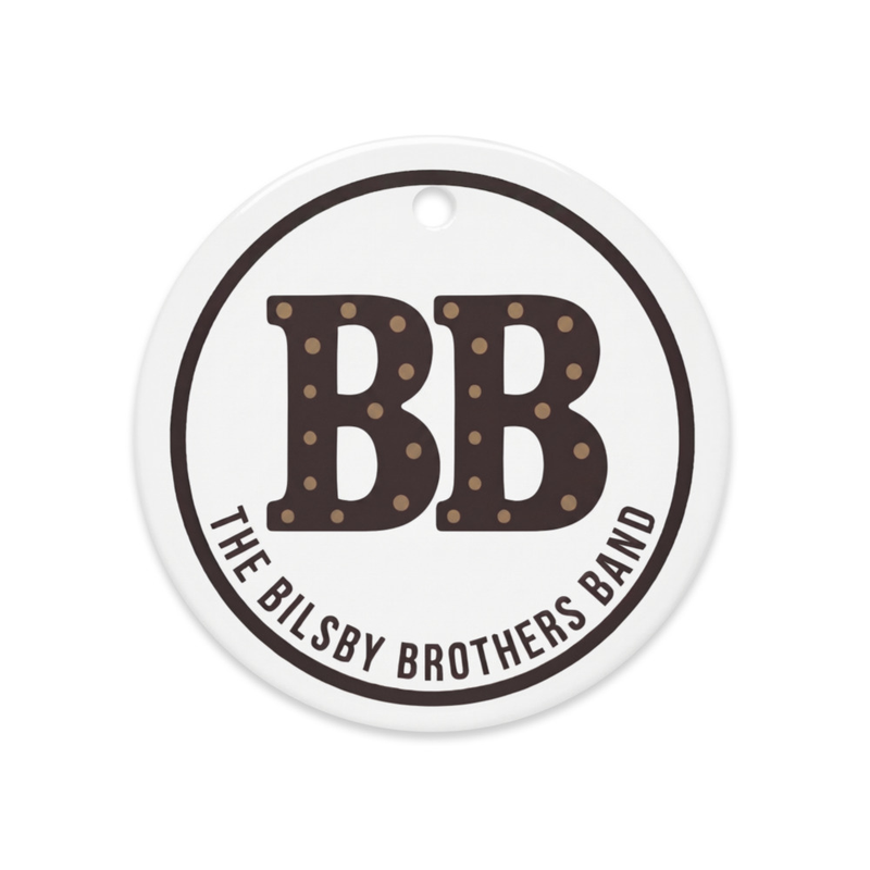 The Bilsby Brothers Band - Double-sided Ceramic Ornament