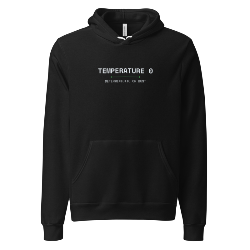 TEMPERATURE 0 Hoodie mockup