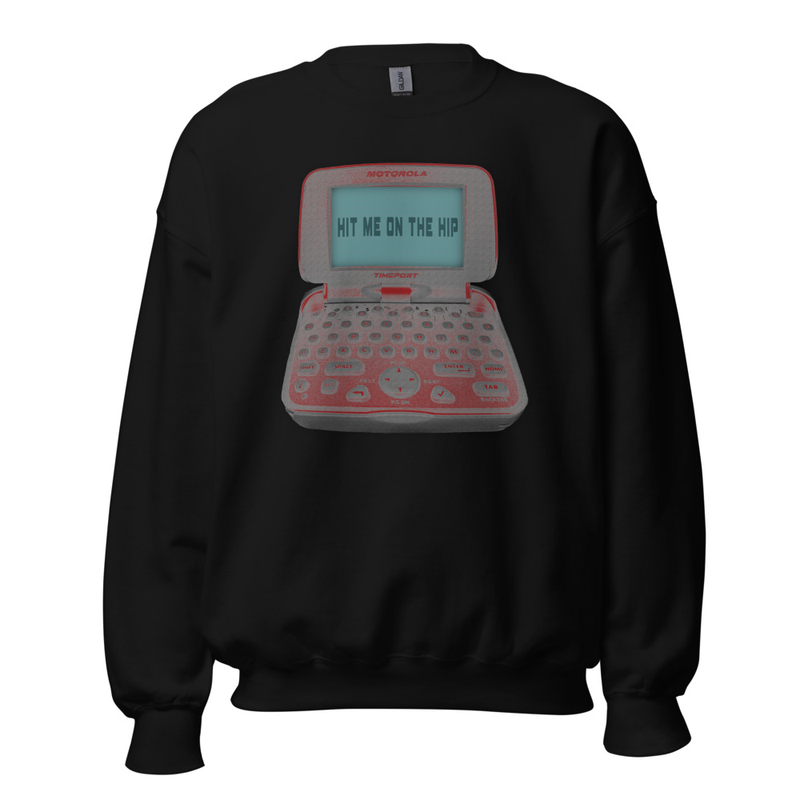 "Hit Me On The Hip" 2-way Sweatshirt (Unisex)