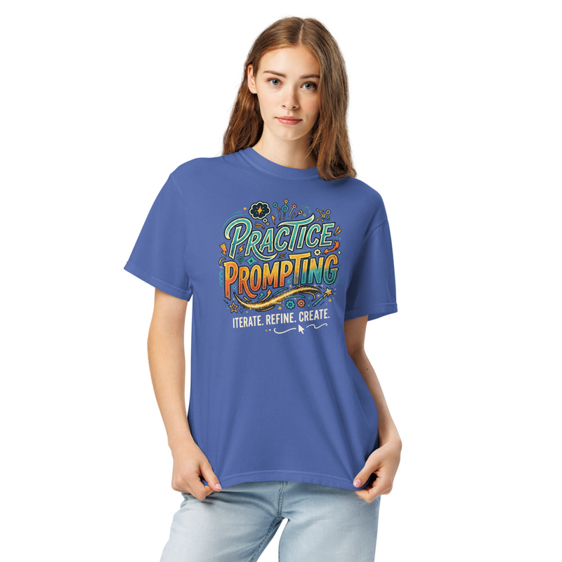 Practice Prompting – M, Mystic Blue