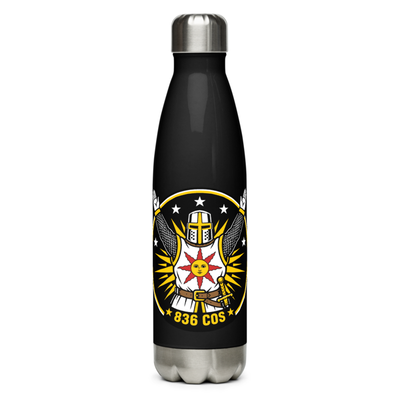 836 COS Stainless Water Bottle — Venator Black, Product view
