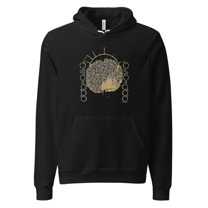 Gilded Gorgonian Crest Hoodie (Artist Series) mockup
