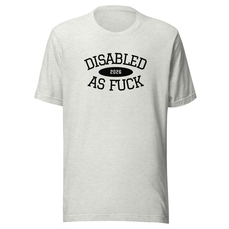 Disabled as f*ck black text