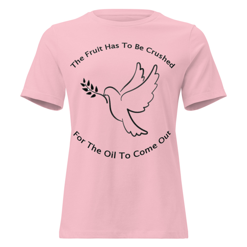 The Fruit has to be Crushed - Women's Relaxed T-Shirt – S, Pink