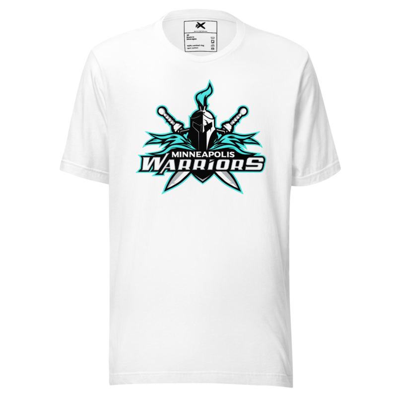 Minneapolis Warriors - Logo Tee – XS, White