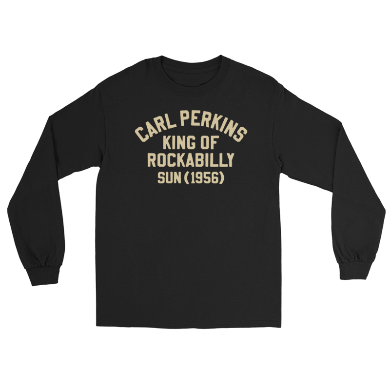 Camiseta Carl Perkins King of Rockabilly manga larga