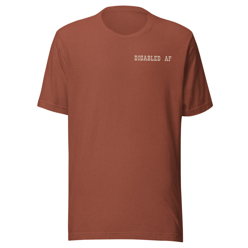 Straight Up Disabled – 2XL, Heather Clay
