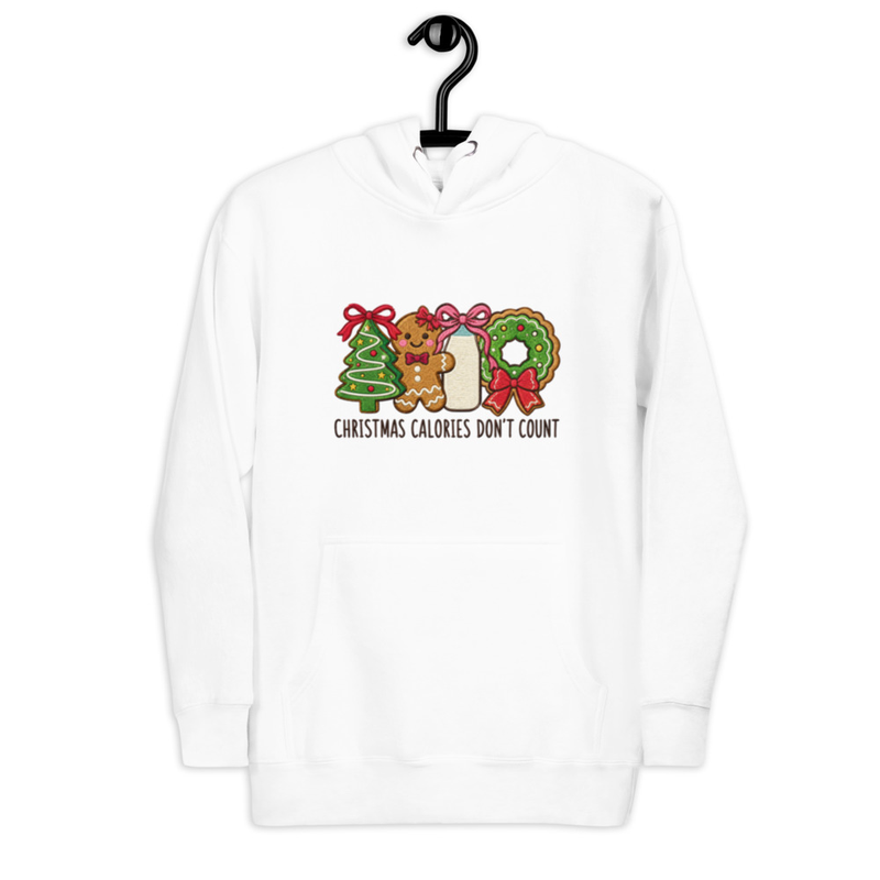 Christmas Calories Don't Count Gingerbread Unisex Hoodie – view 6