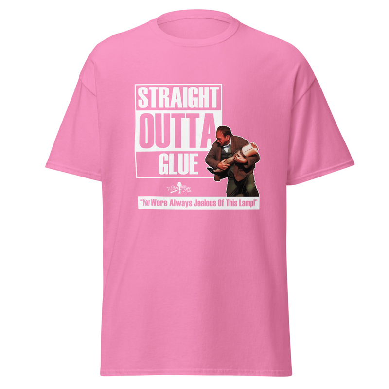 "Straight Outta Glue" Christmas Story Custom – Classic Tee"Straight Outta Glue" Christmas Story Family Custom Limited Edition T-Shirt – XL, Azalea