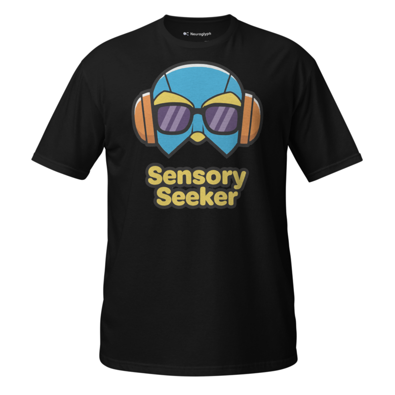 "Sensory Seeker" Dark Neurodivergent T-Shirt | Autism ADHD Graphic Tee