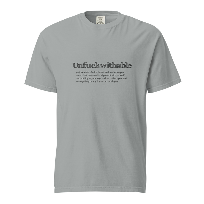 Vintage "Unfuckwithable" Tee | Granite Grey