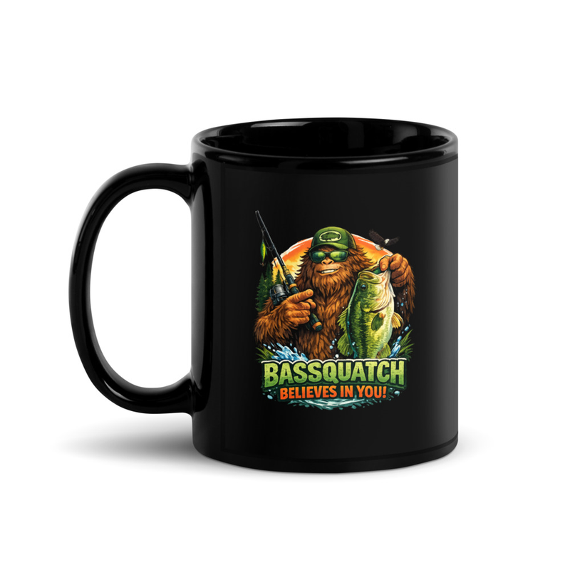 Bassquatch Believes In You Mug