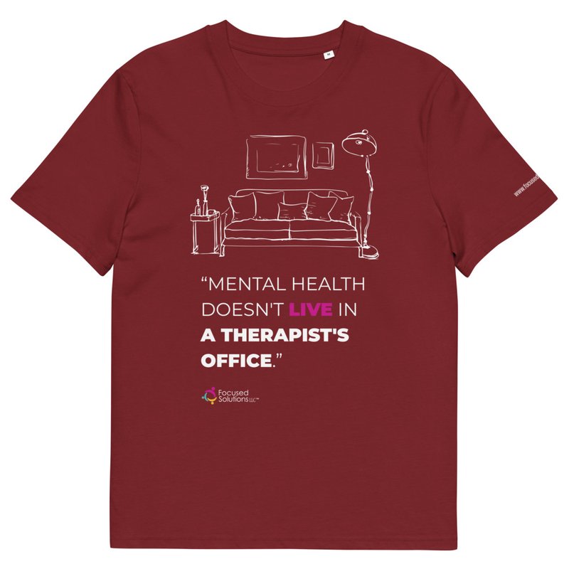 "Therapy Everywhere" Unisex Organic Cotton T-Shirt – Image 2