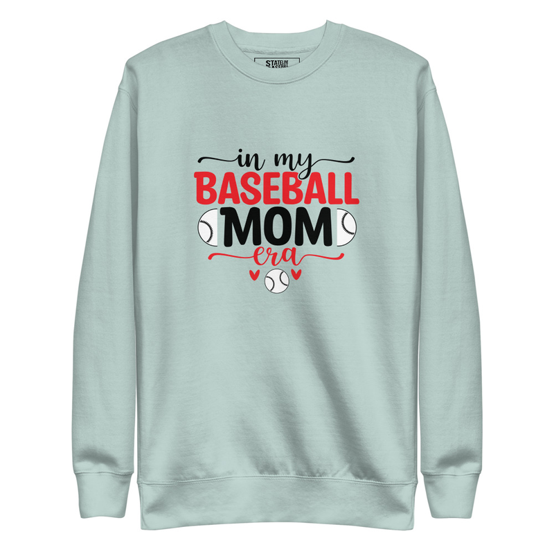 Baseball Mom Era - Premium Sweatshirt – XL, Agave