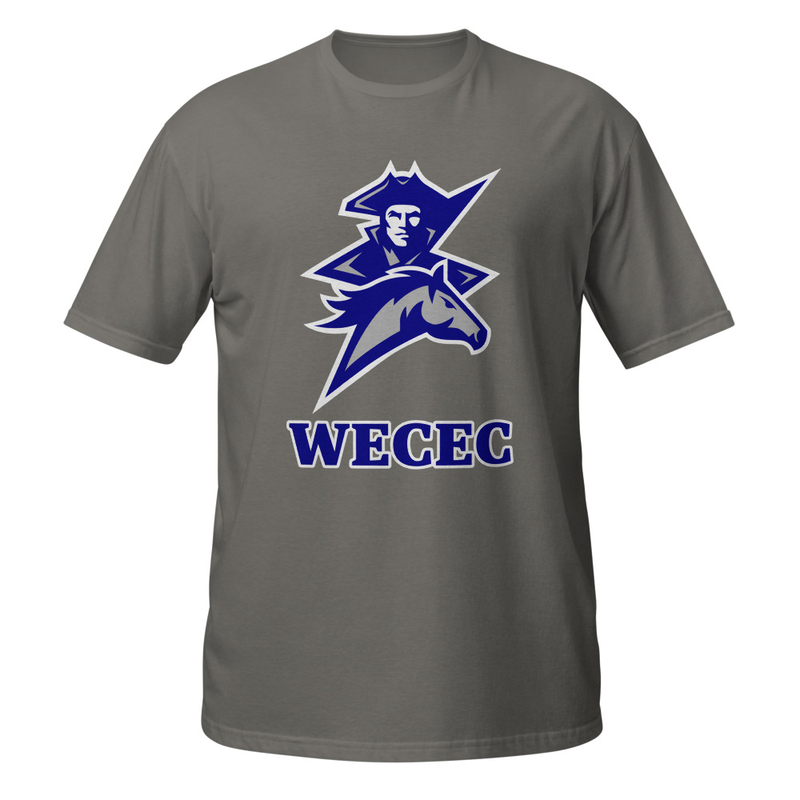 WECEC Short-Sleeve Unisex T-Shirt – XL, Charcoal