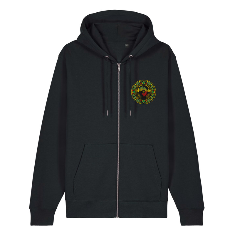Unisex heavyweight zip-up hoodie view 3