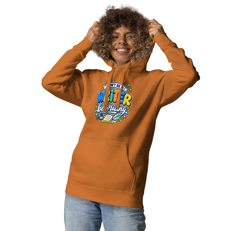 Be Writing - Adult Hoodie – S, Adobe