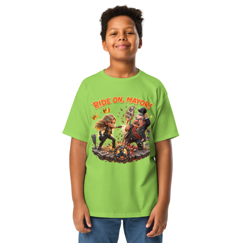 Ride On Mayor Kids T-Shirt