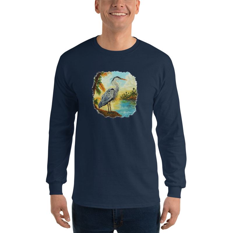 Free Bird Long Sleeve Shirt – 2XL, Navy