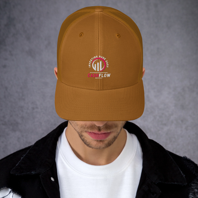 Cashflow Investing Inc Hat v.2 – One size, Caramel