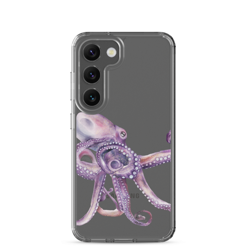 Watercolor Octopus Clear Case for Samsung® – Samsung Galaxy S23