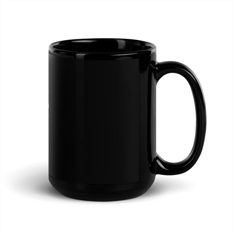 Black Glossy Mug - Pour Into Yourself
