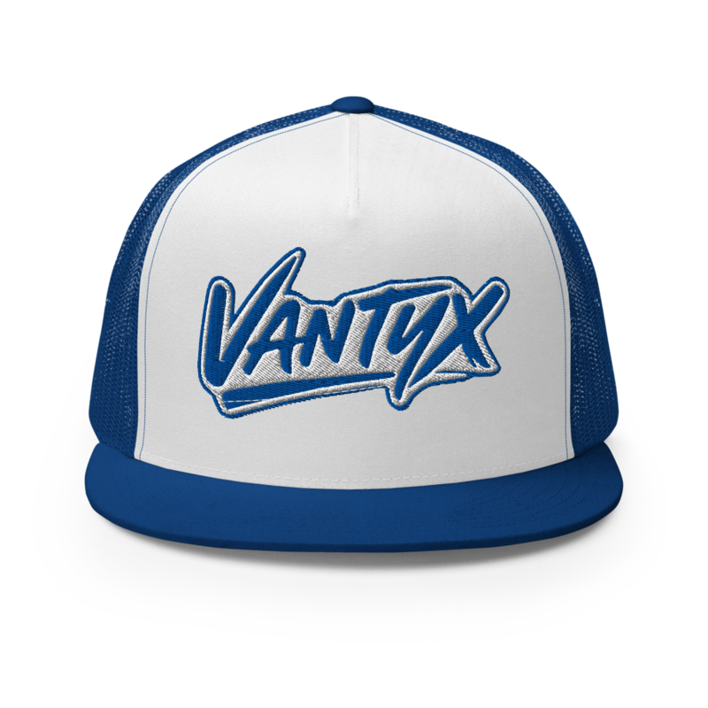 Vantyx - Snapback Trucker Cap - Blue & White