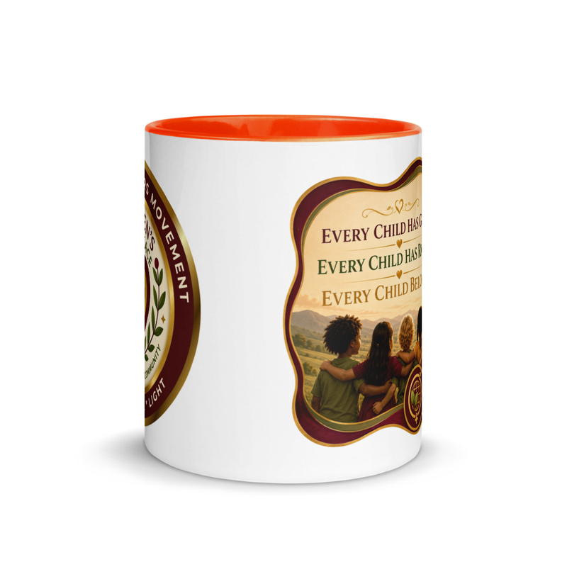 Mug with Color Inside – 11 oz, Orange