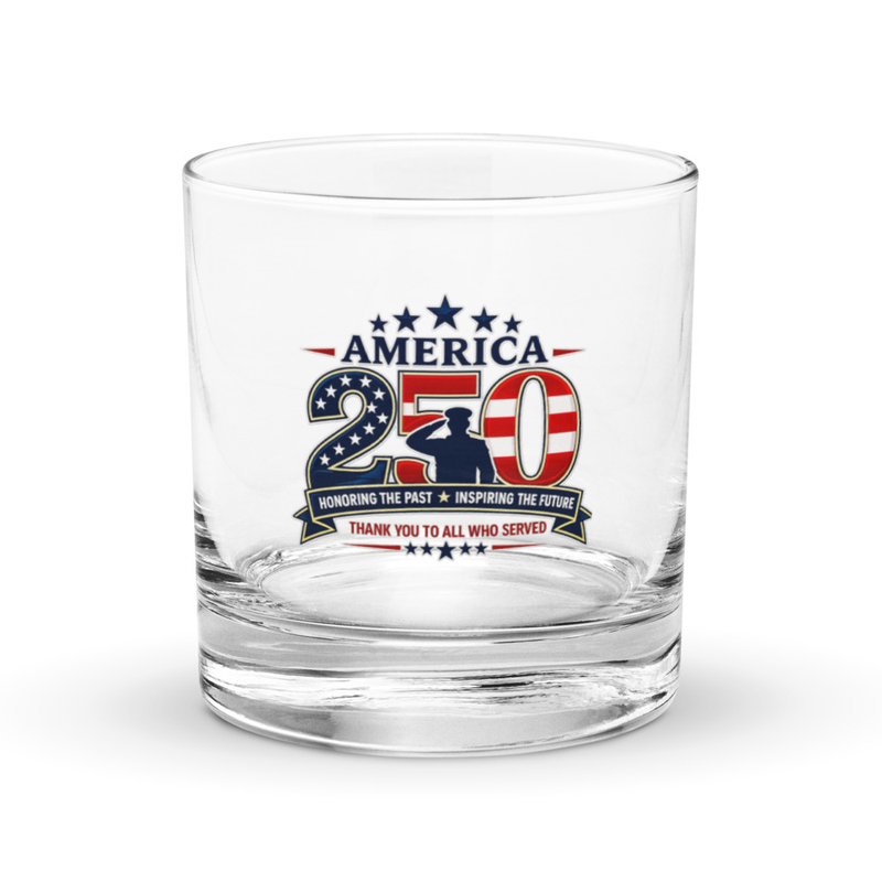 America 25 Solute Rocks glass