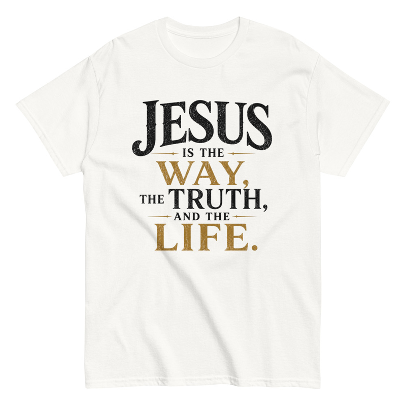 Jesus is the Way White Unisex Classic Tee