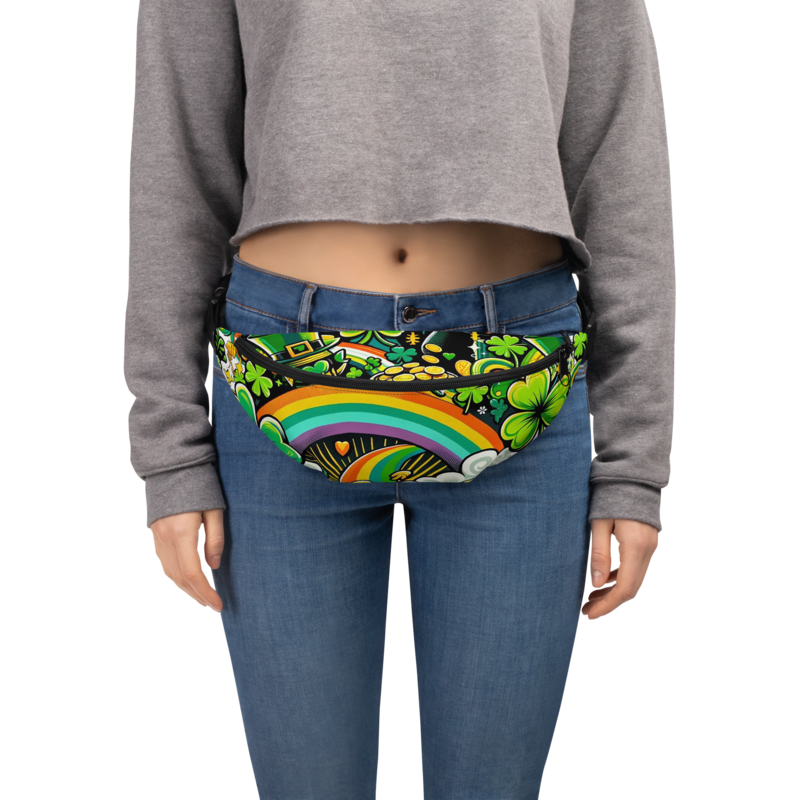 Lucky Leprechaun's Delight - Vibrant Fanny Pack Extravaganza