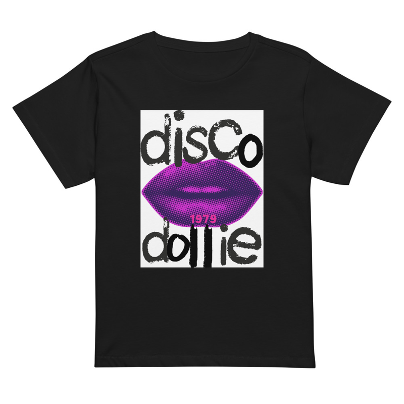 Disco Dollie Metallic Lips T shirt