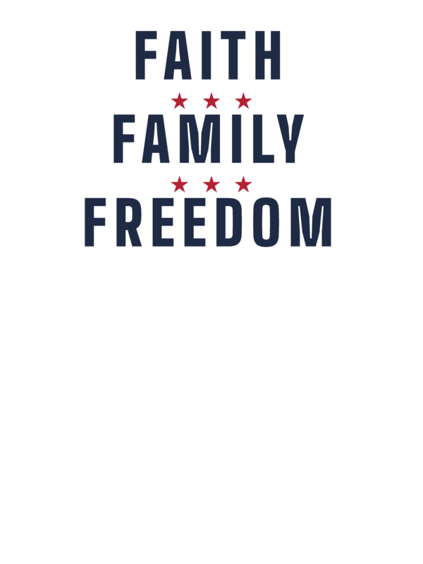 Faith, family, freedom tee — Size: XL, Color: Heather Navy