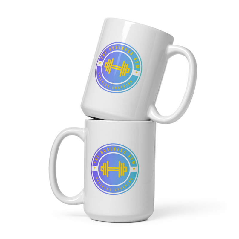 Business Gym CEO White Glossy Mug – 15 oz, White