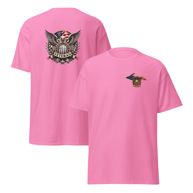 Alger County Veteran Unisex classic tee – L, Azalea