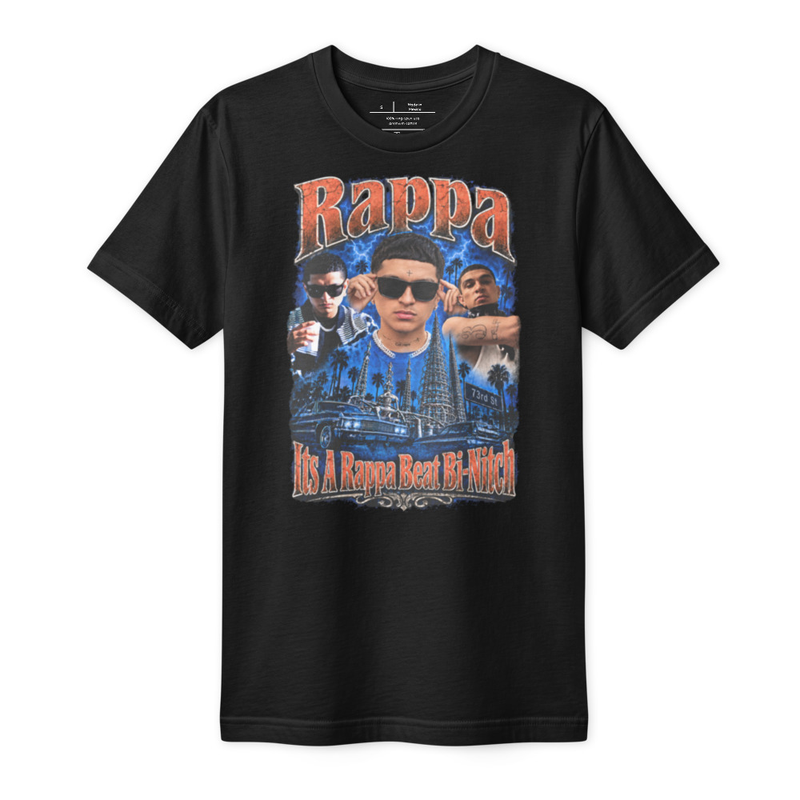 Rappa Vintage Watts 73rd ST Fine Jersey T-Shirt