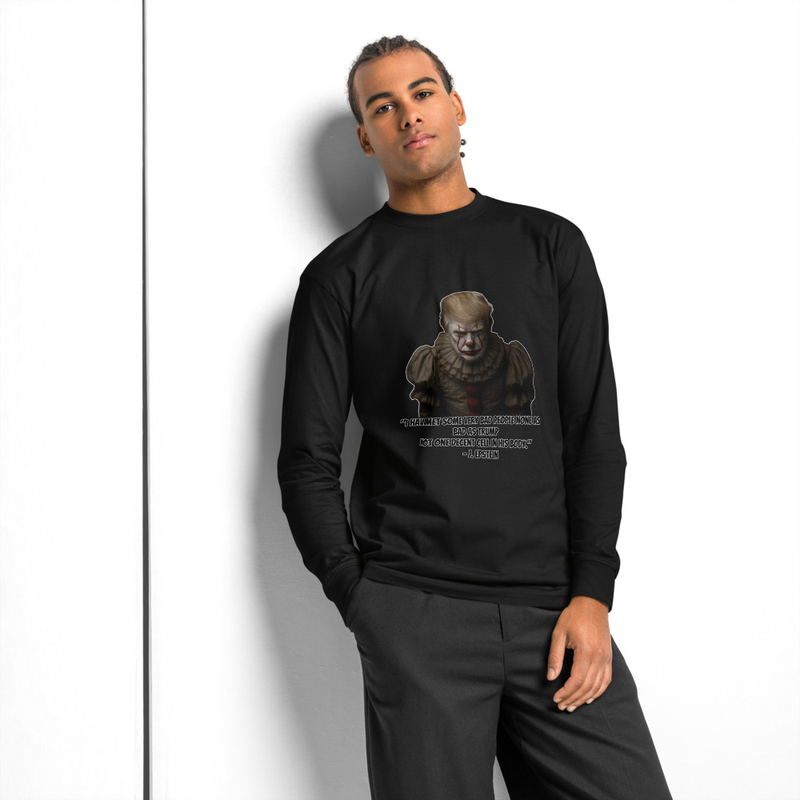 Evil Clown 2-Men's heavyweight long sleeve t-shirt back