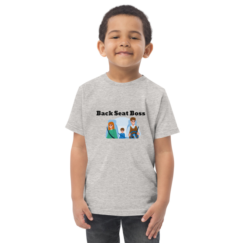 Back Seat Boss T Shirt – 2, Heather