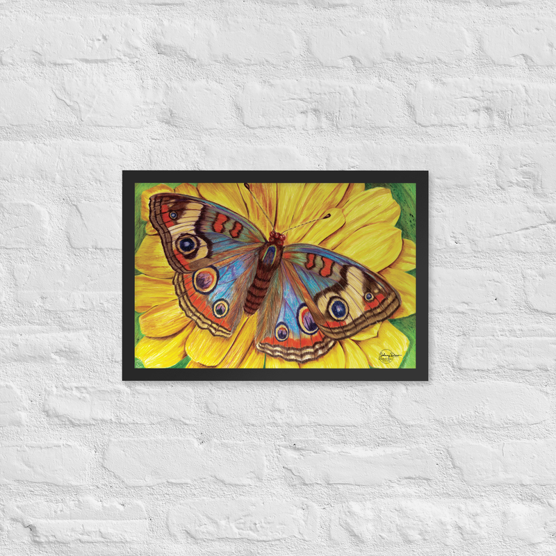On The Wings Of Love Framed Print
