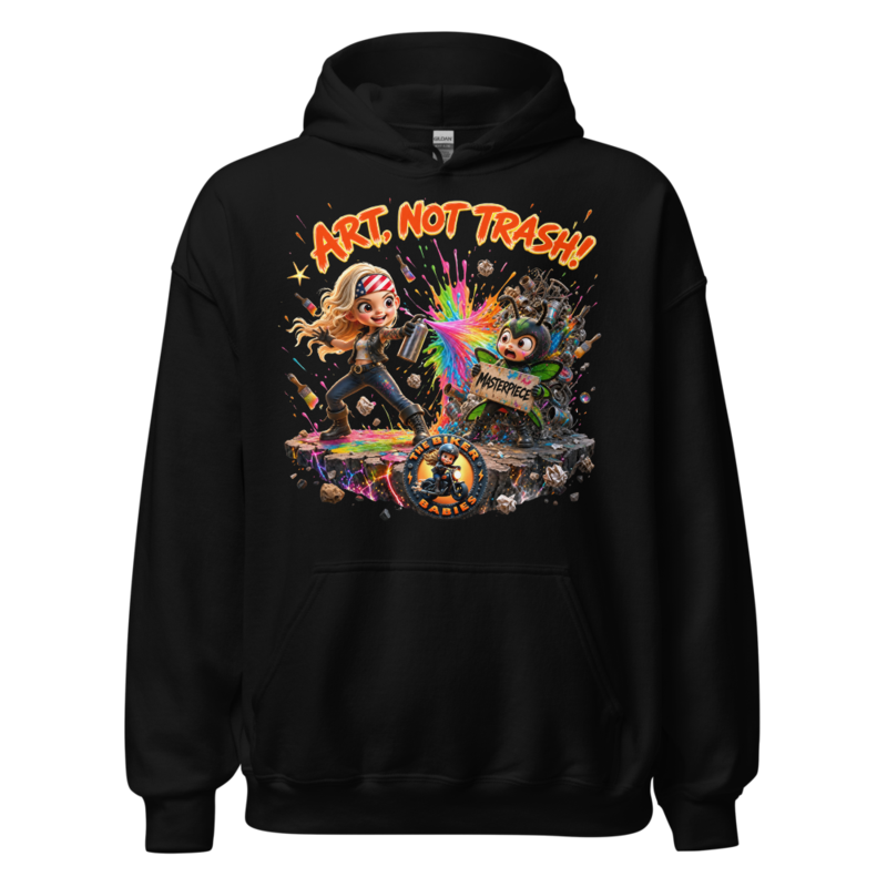 Art Not Trash Hoodie
