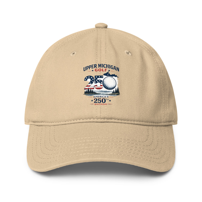UP Golf 250 #1 Low-profile baseball cap – One size, Khaki
