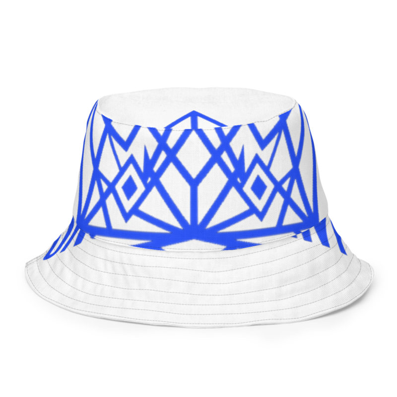 Uncle Benny ® Crown Bucket Hat Neon Blue EST. 2020