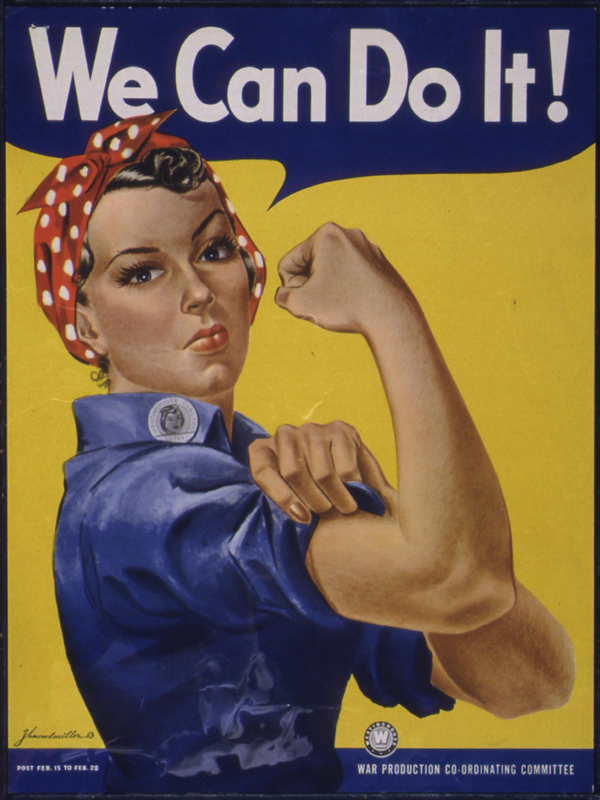 We Can Do It! Rosie the Riveter, 18"x24" Poster