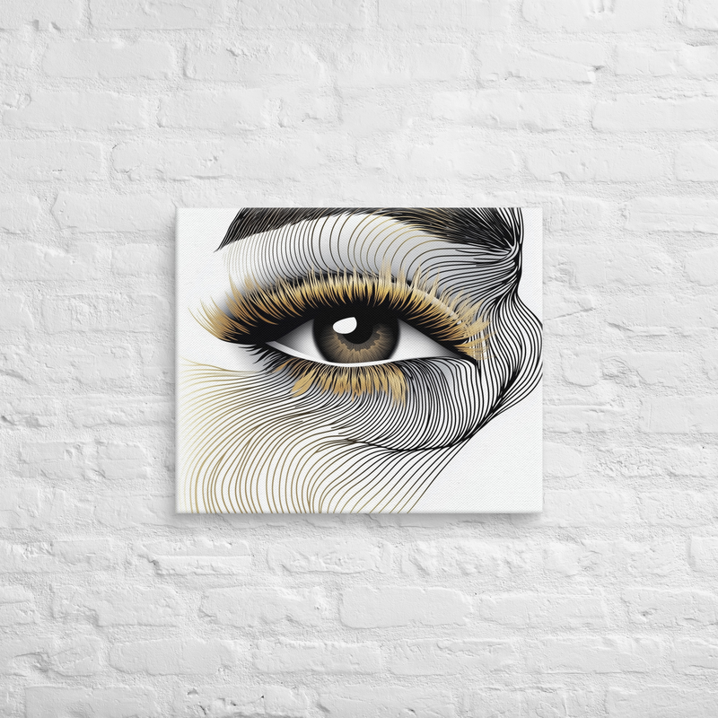 Eyelashes on Canvas