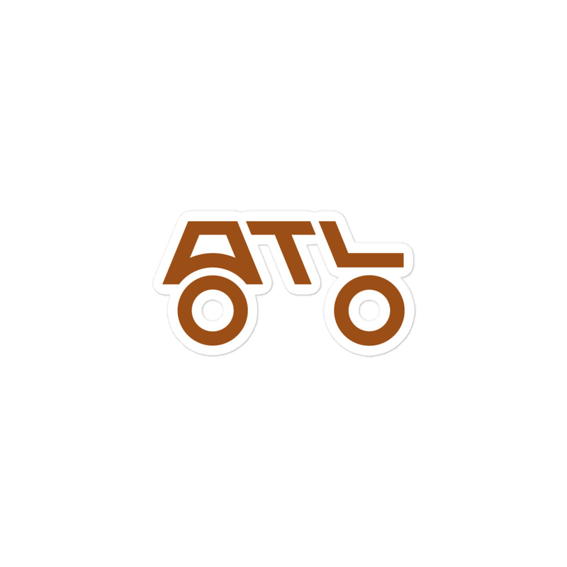 Bubble-Free Sticker - RUST