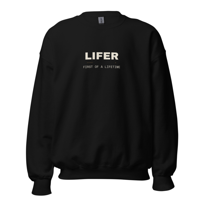 LIFER Crewneck mockup