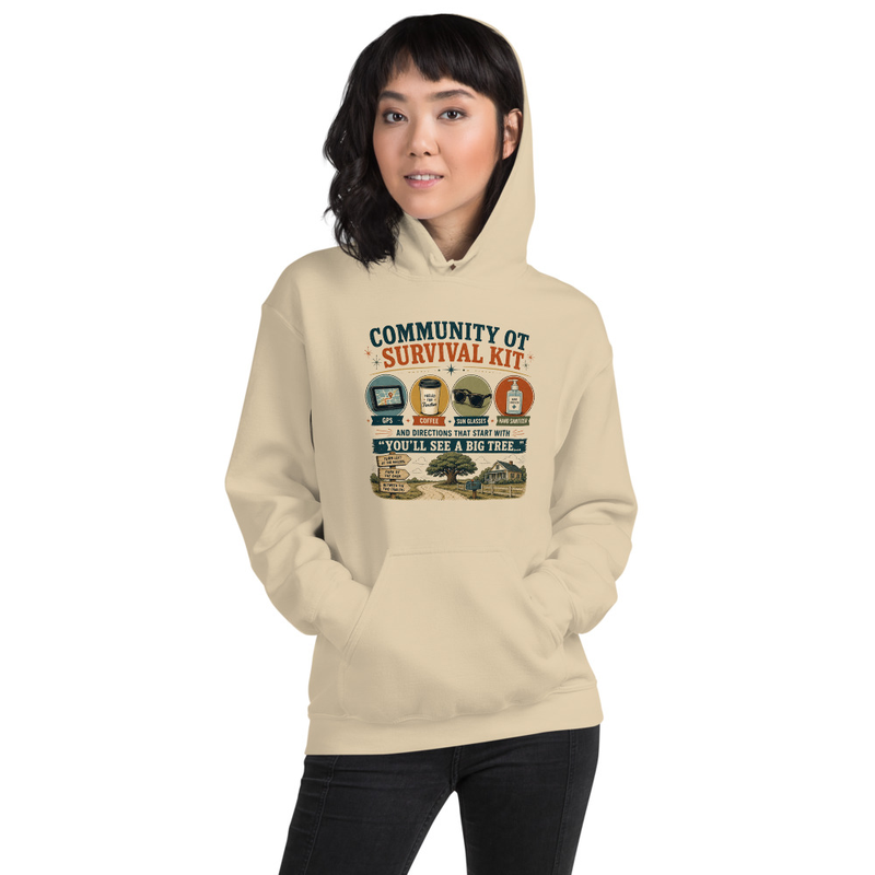 Community OT Survival Kit Hoodie | Funny Occupational Therapy Hoodie